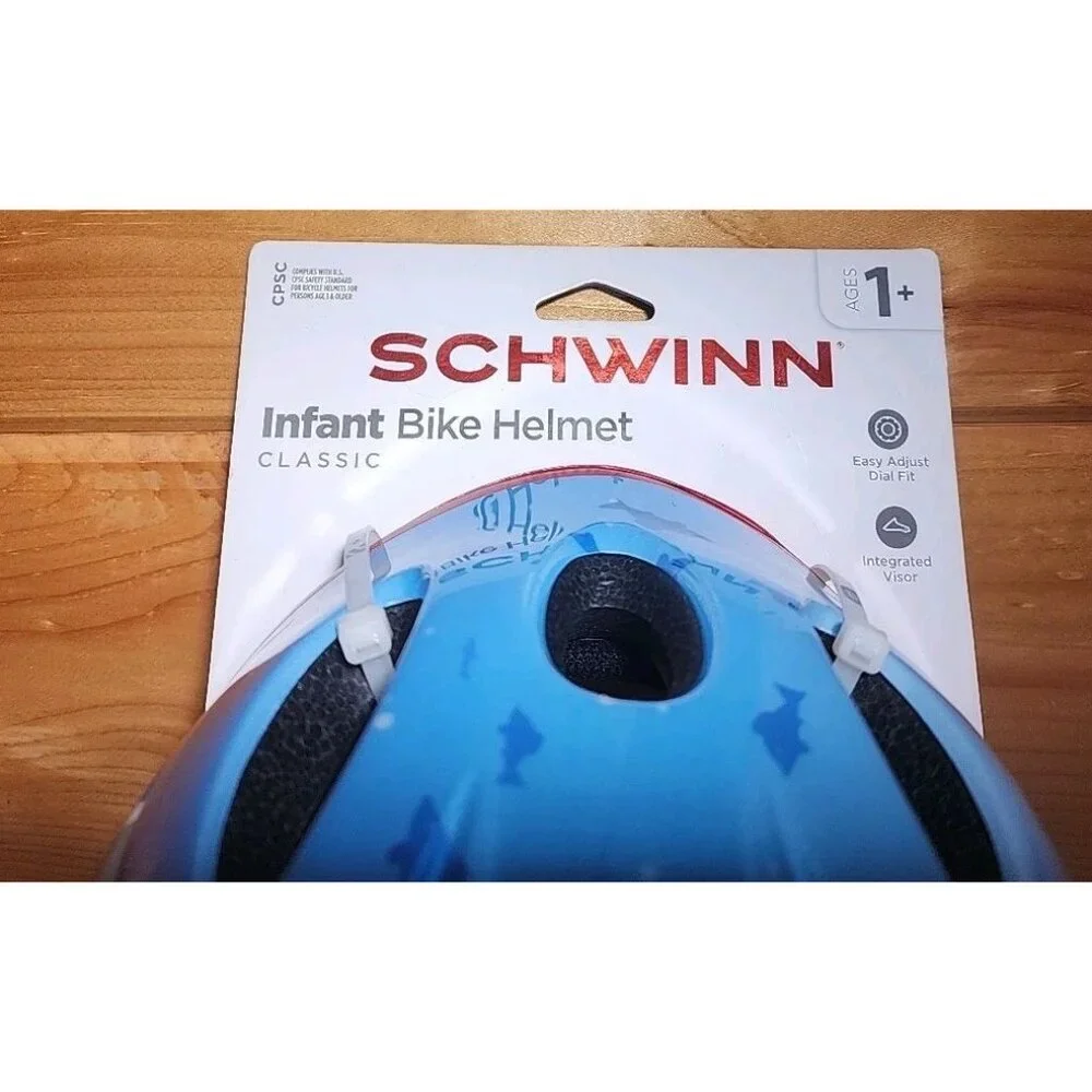 Schwinn Infant Bicycle Helmet Classic Ages 1+ Sharks Design, New With Tag